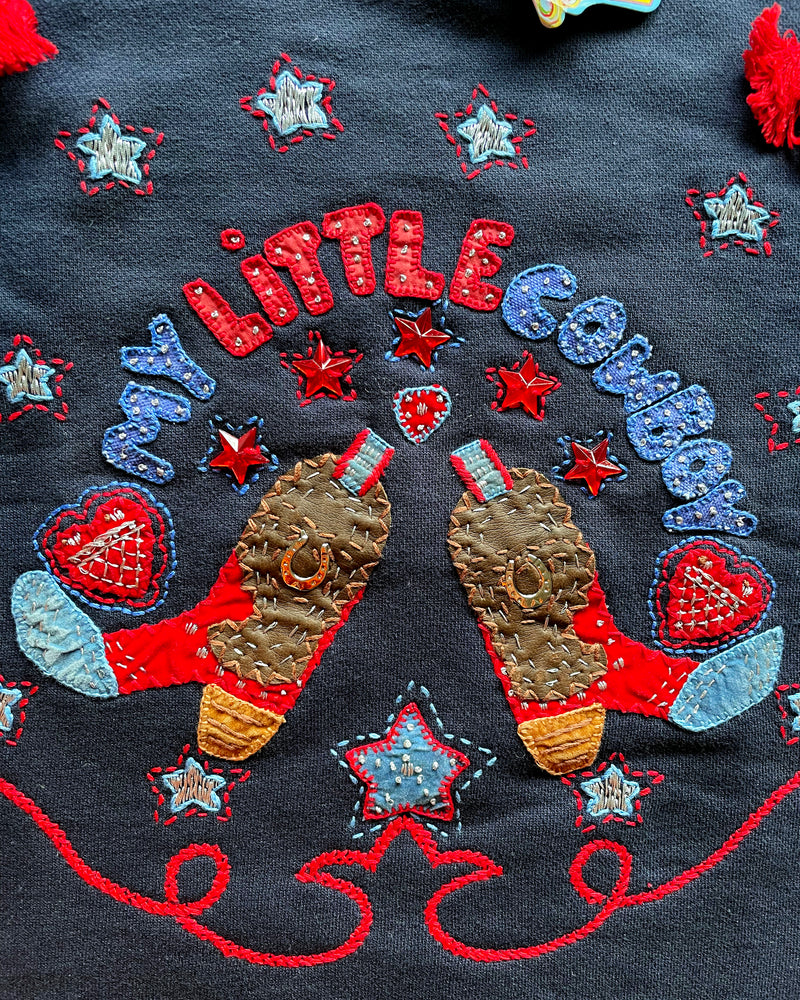 Deadstock Vintage Embroidered Cowboy Sweater