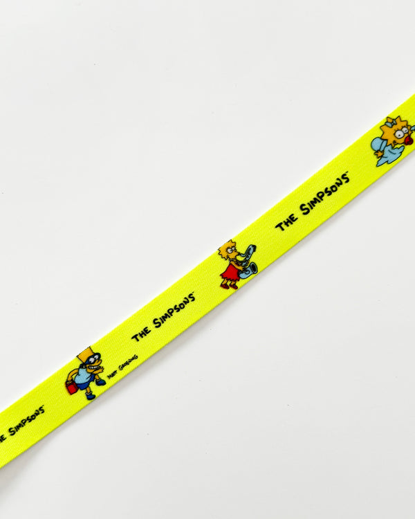 1991 Deadstock Vintage SIMPSONS Stretchy Belt Yellow