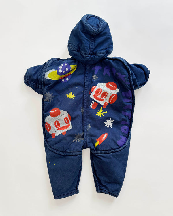 Trotinette Padded Denim Space Suit 18M