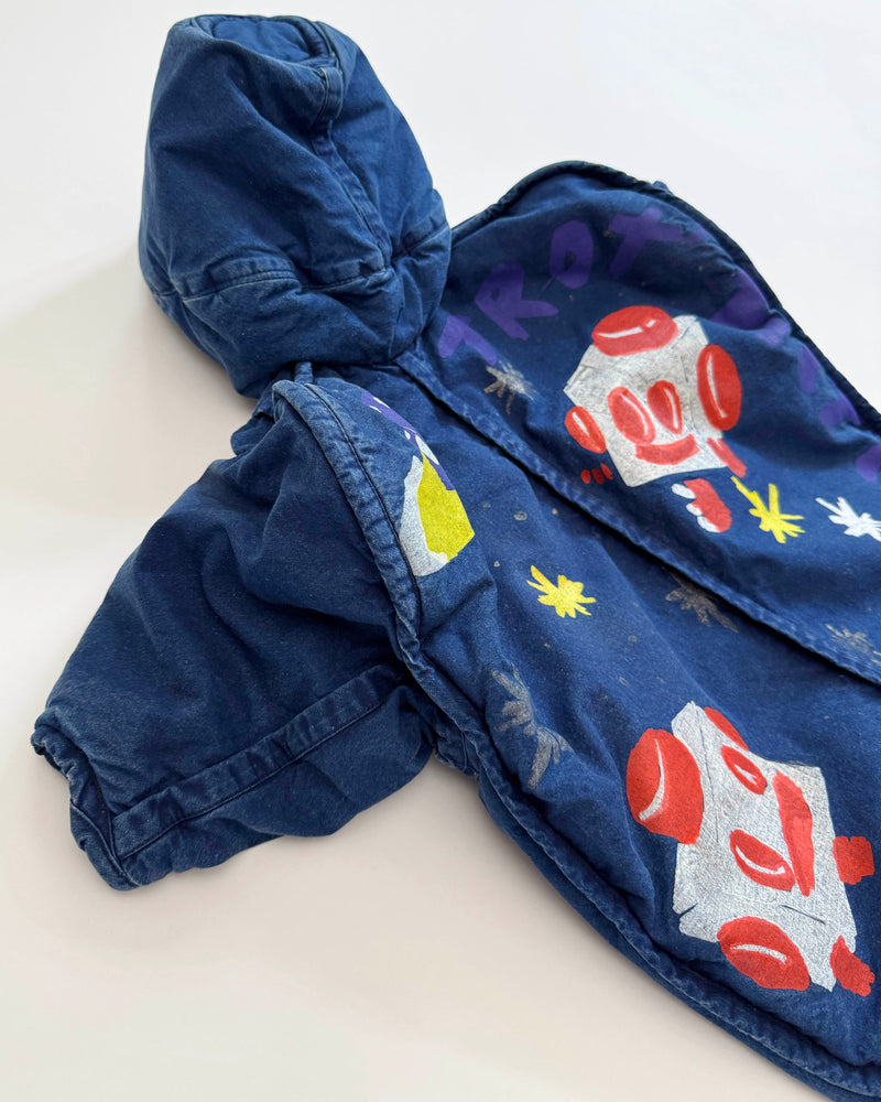 Trotinette Padded Denim Space Suit 18M