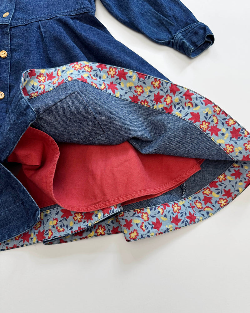 Patchwork Denim Dress 3Y