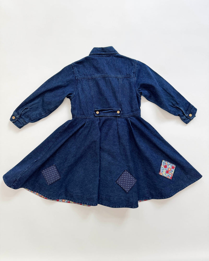 Patchwork Denim Dress 3Y