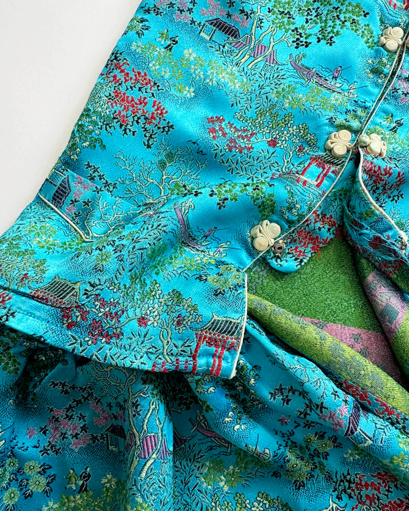 Chinese Silk Blend Two Piece Set 3Y