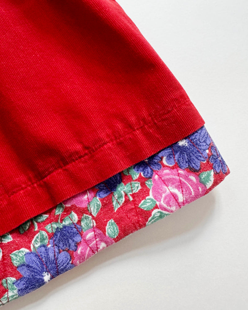 Quilted Corduroy Patchwork Dress 2Y