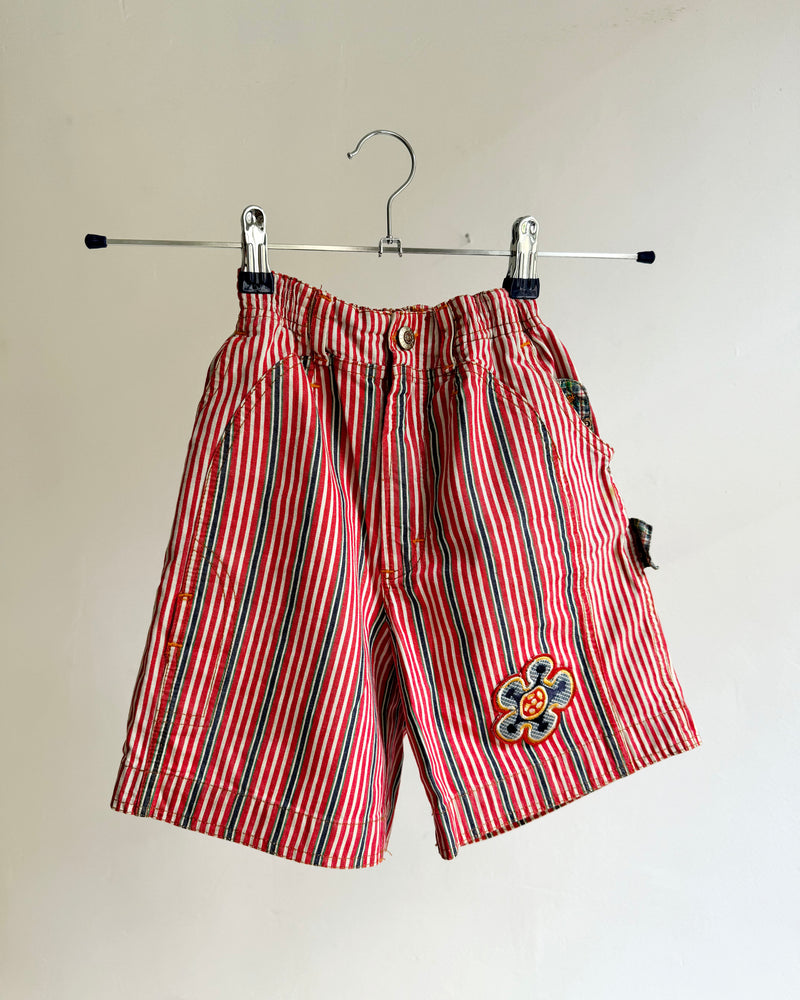 Vintage Oilily Striped Denim Shorts