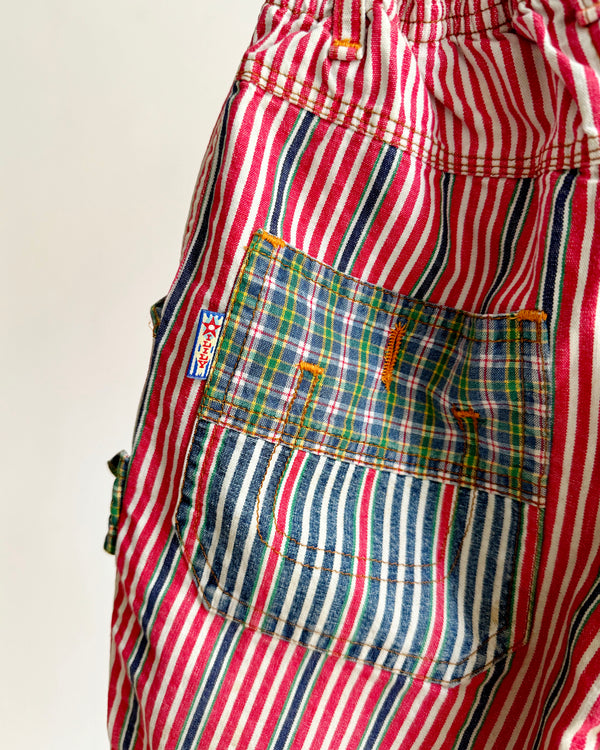 Vintage Oilily Striped Denim Shorts