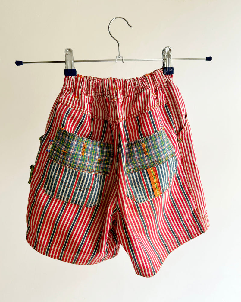 Vintage Oilily Striped Denim Shorts