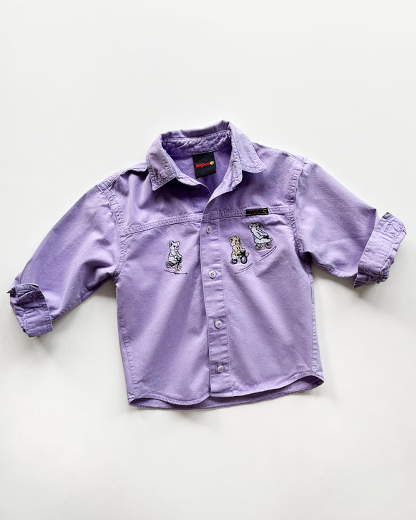 Vintage Purple Denim Shirt