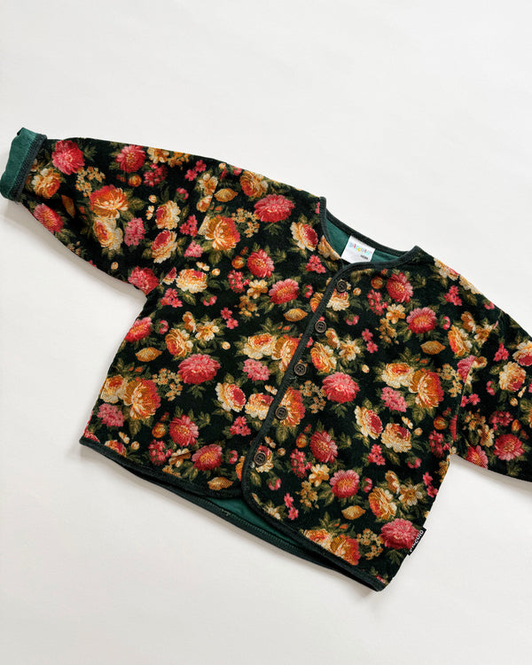 Floral Corduroy Cotton Lined Jacket