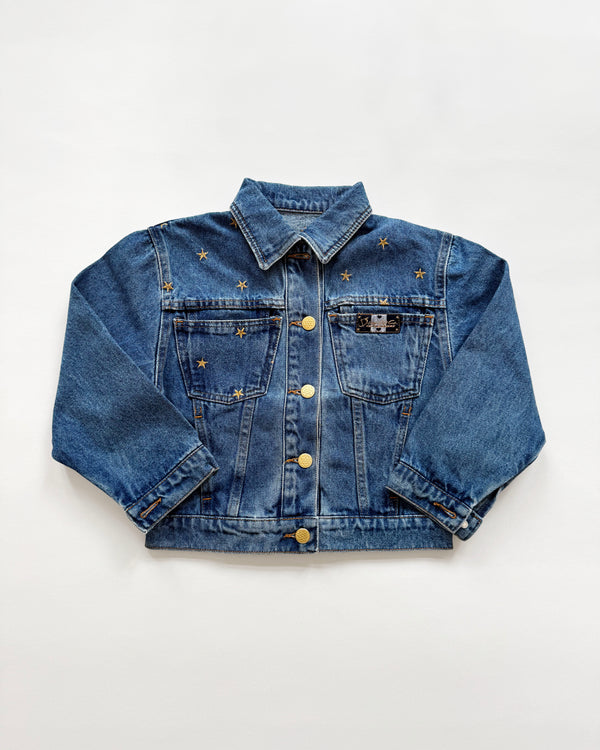Embroidered Star Denim Jacket
