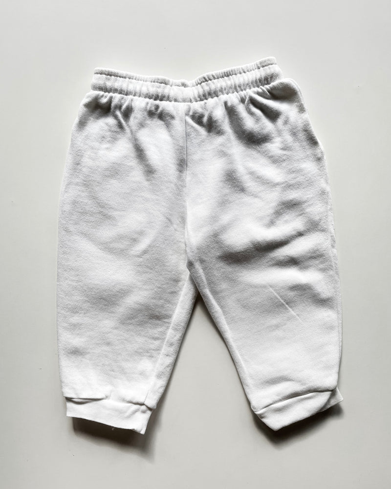 Vintage Cotton Sweatpants With Adjustable Waist