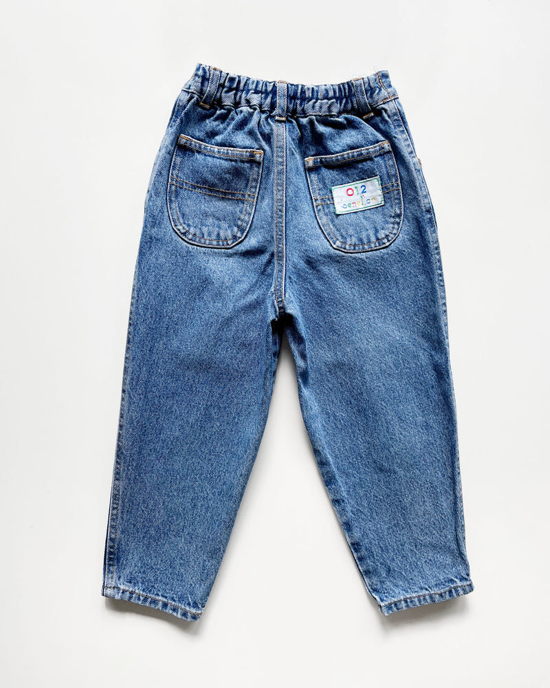 Vintage Benetton Jeans With Elastic Waist