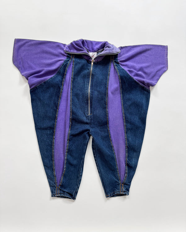 Denim Patchwork Suit 24M