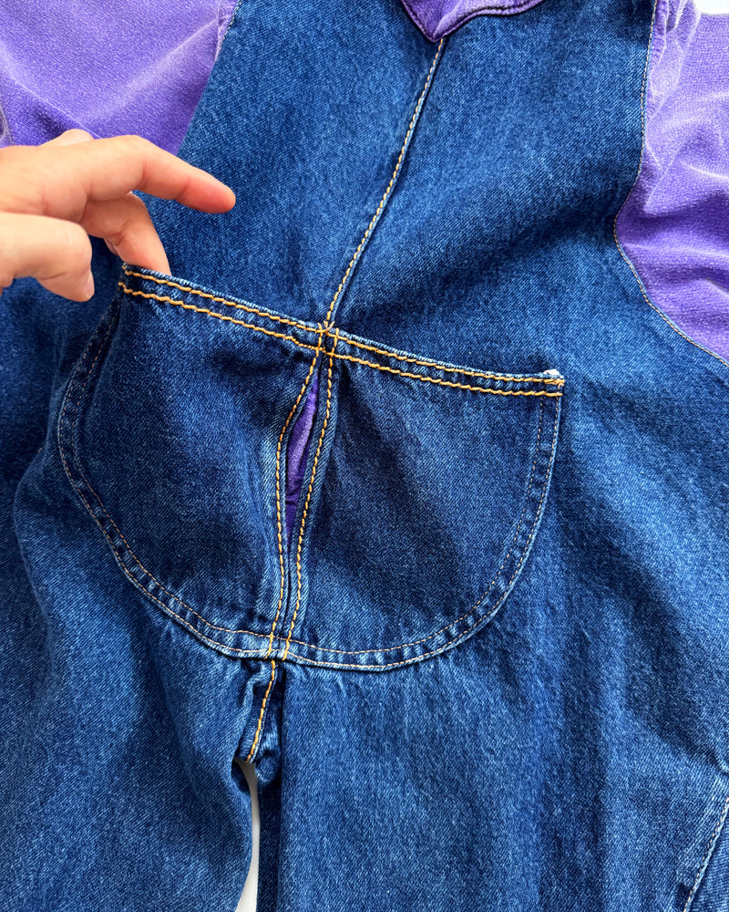 Denim Patchwork Suit 24M