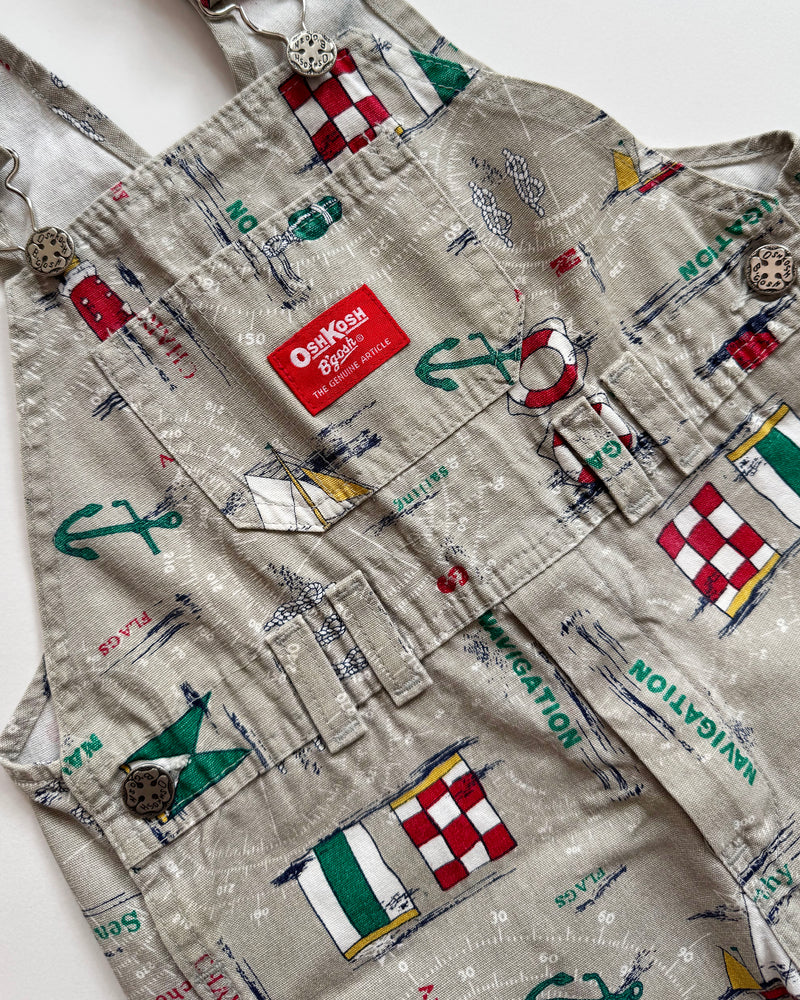 Oshkosh Sailing Cotton Overalls 5T