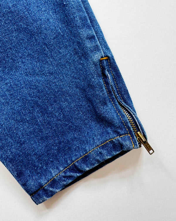 Embroidered Jeans With Elastic Waist 12M
