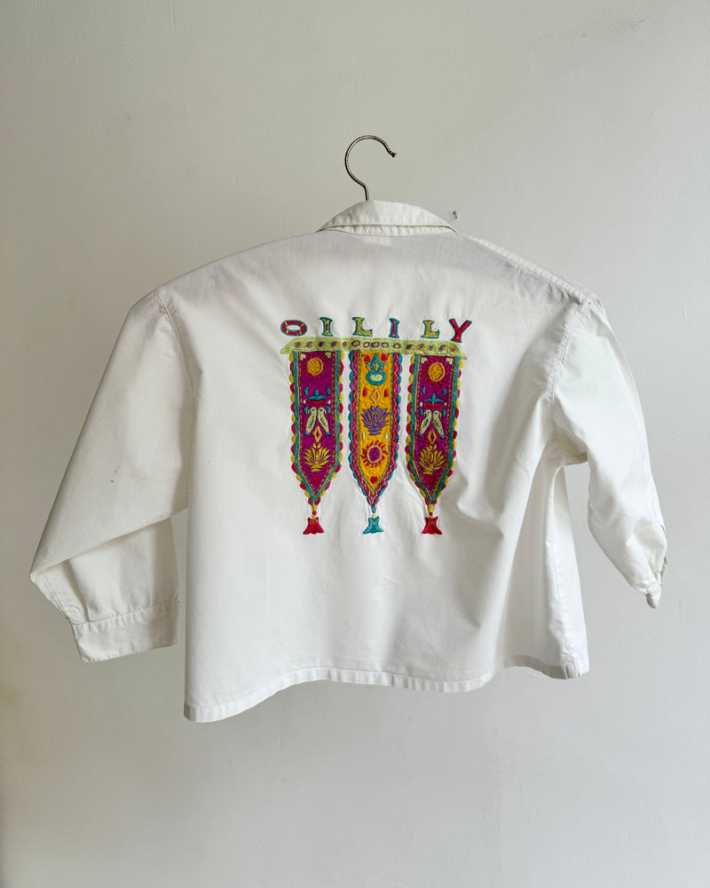 Vintage Oilily Embroidered Blouse