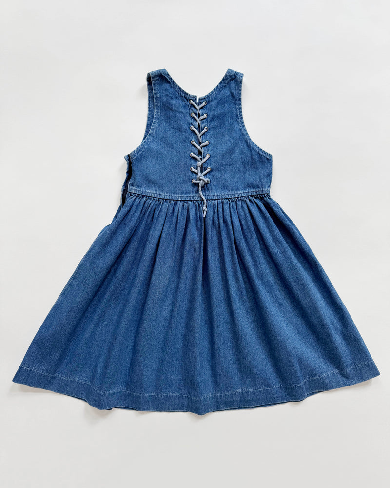 Jacadi Denim Dress 7-8Y