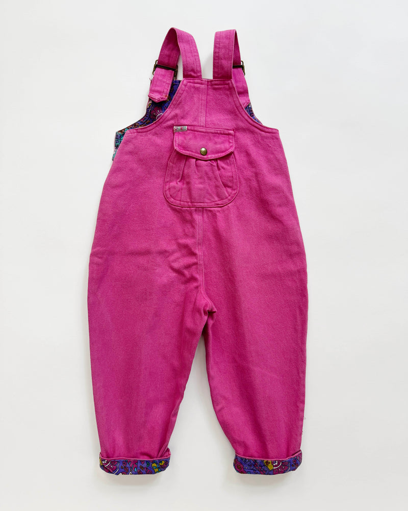 Pink Friends Denim Overalls 2Y