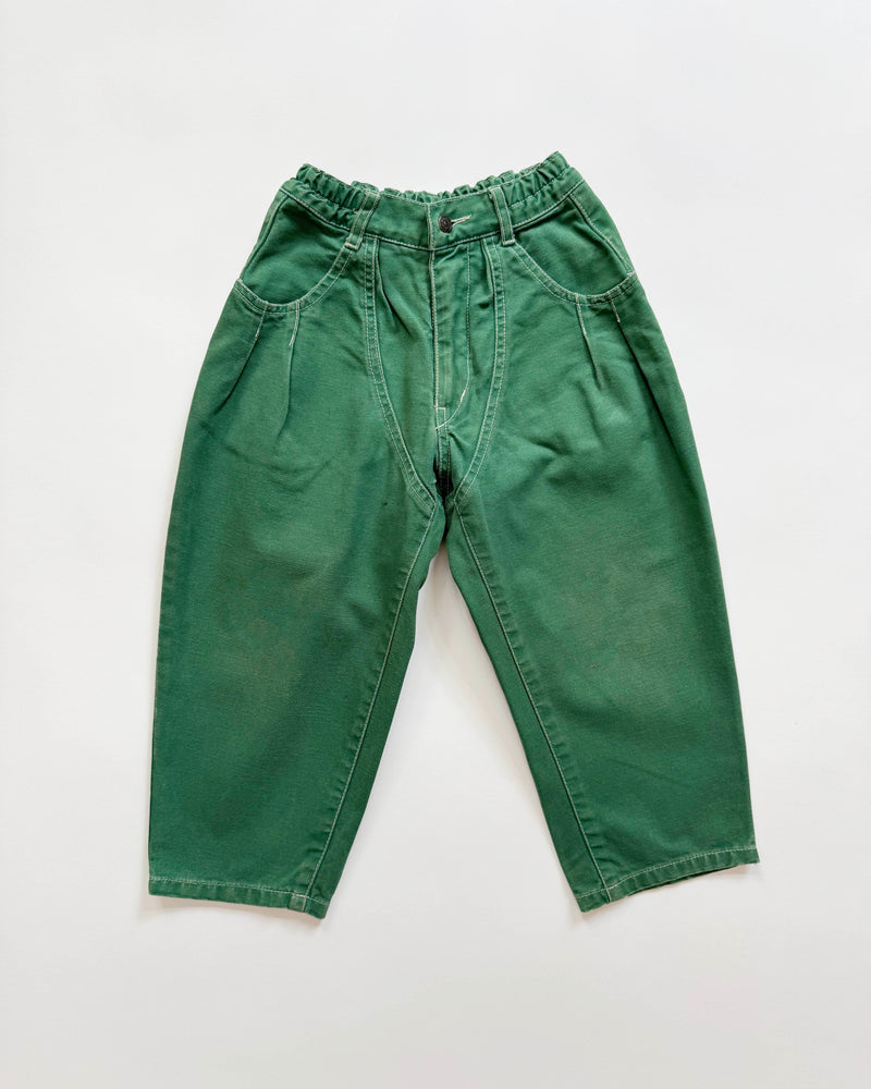 Sculpural Canvas Trousers 4Y