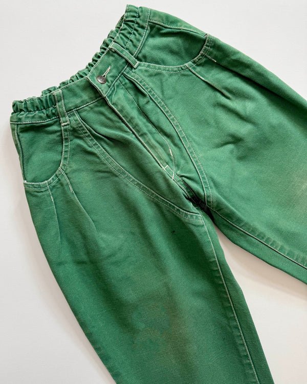 Sculpural Canvas Trousers 4Y