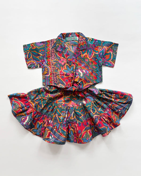 Floral Cotton Two Piece Set