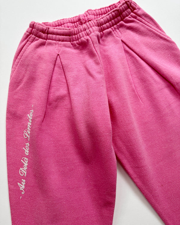Pink Cotton Sweatpants 5Y