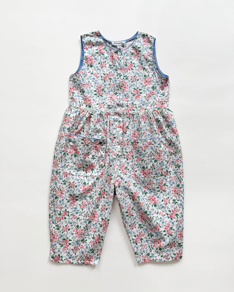 Jacadi Floral Cotton Jumpsuit