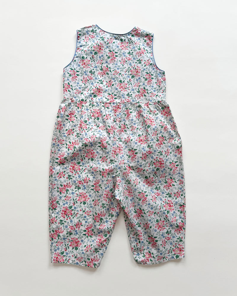Jacadi Floral Cotton Jumpsuit