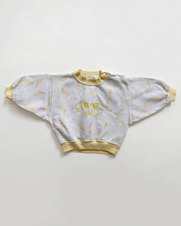 Yves Sain Laurent Rabbit Cotton Sweater 3-6M