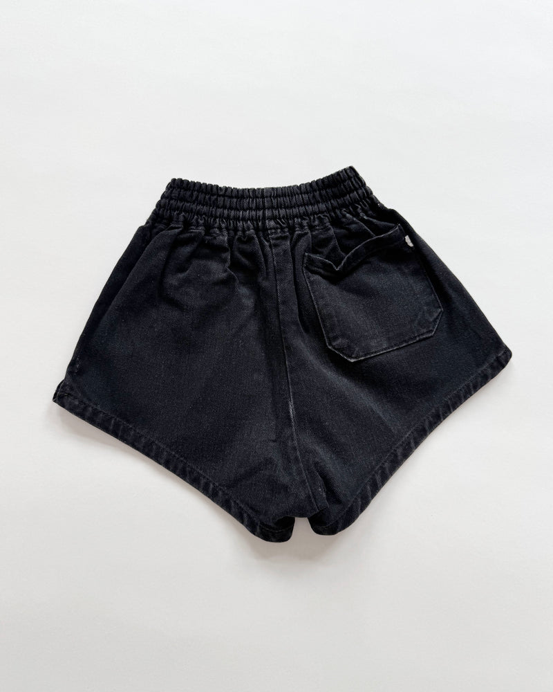 Vintage Deni Shorts With Elastic Waist