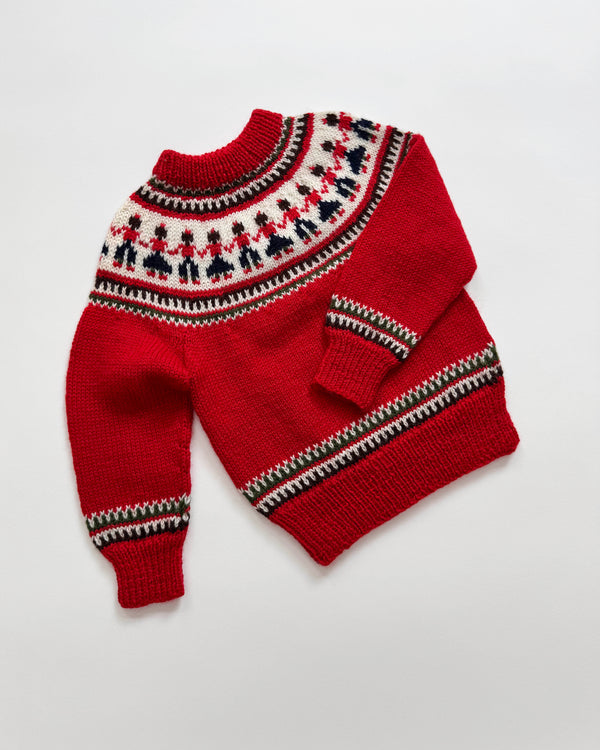 Handmade Wool Sweater 4-5Y