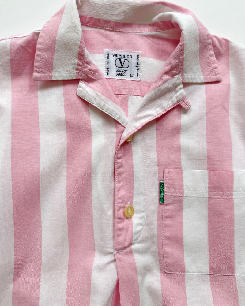 Valentino Striped Cotton Blouse