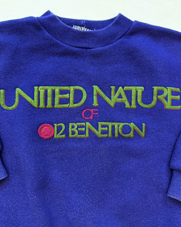 Vintage Benetton Cotton Sweater Navy