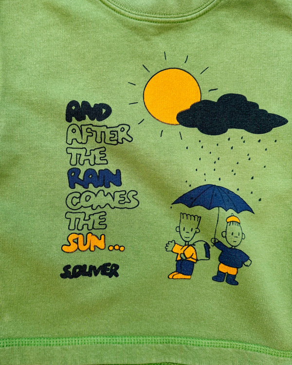 Vintage After The Rain Comes The Sun Cotton Sweater