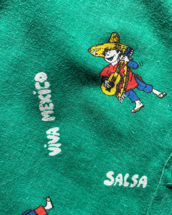 Vintage Viva Mexico Cotton Shirt