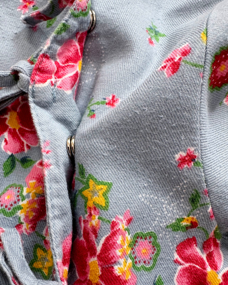 Floral Cotton Kimono Dress 2Y