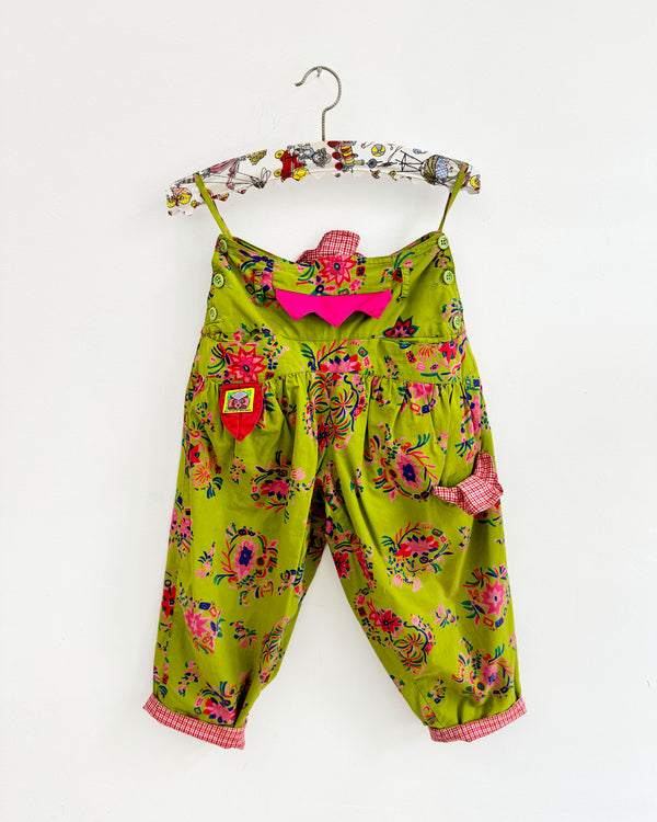 Vintage Oilily Cotton Lined Patchwork Trousers