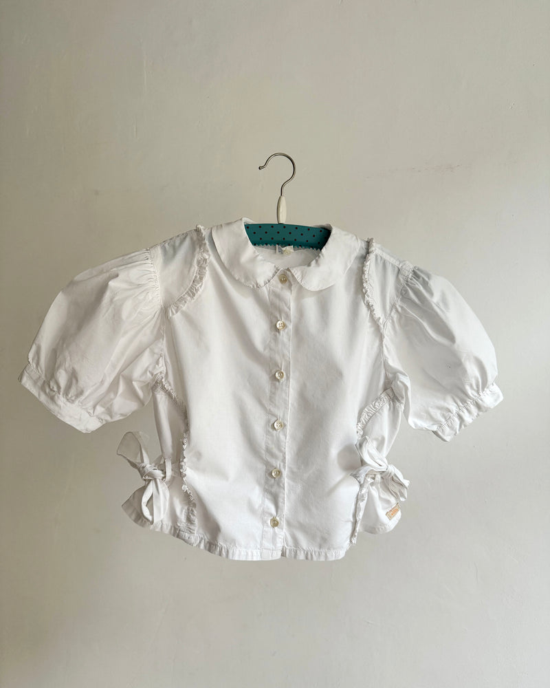 Vintage Oilily Cropped Cotton Blouse