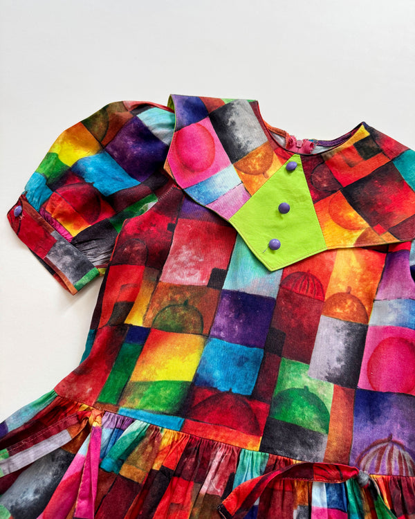 Dome Cotton Dress 4Y
