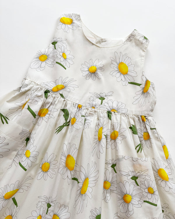 French Daisy Cotton Dress 4Y