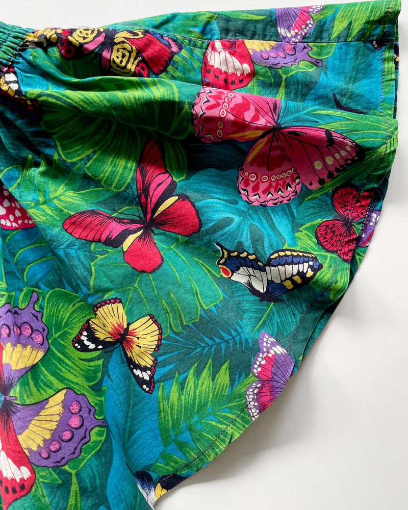 Vintage Butterfly Cotton Skirt