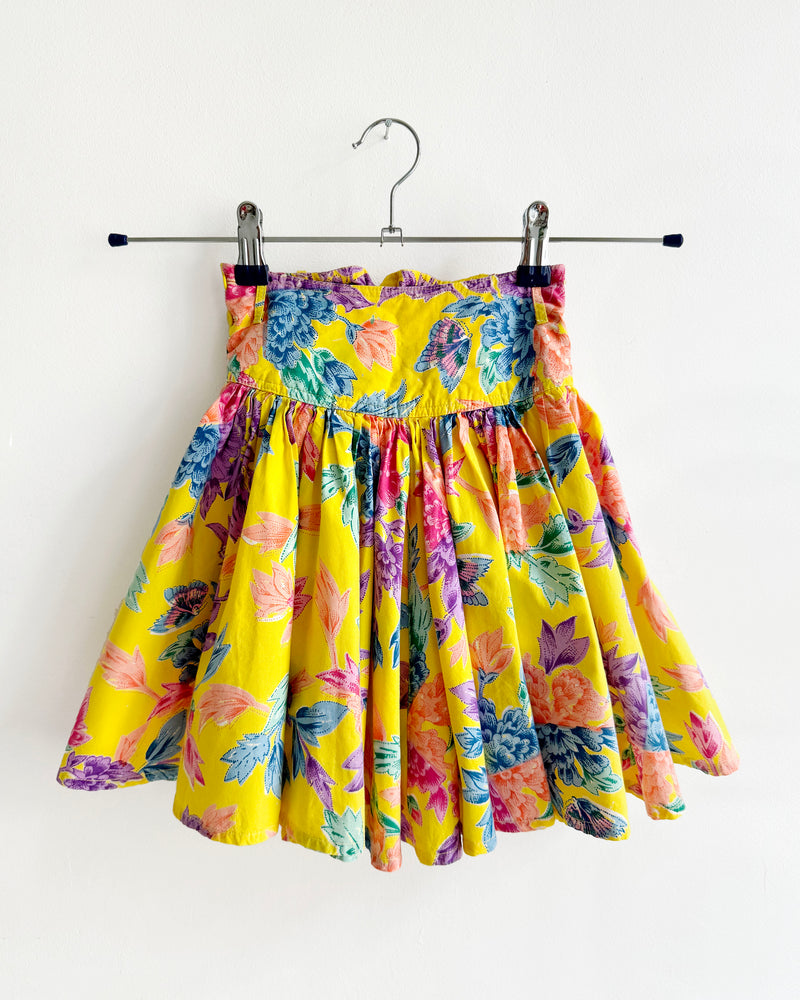 Vintage Oilily Circle Skirt With Elastic Waist