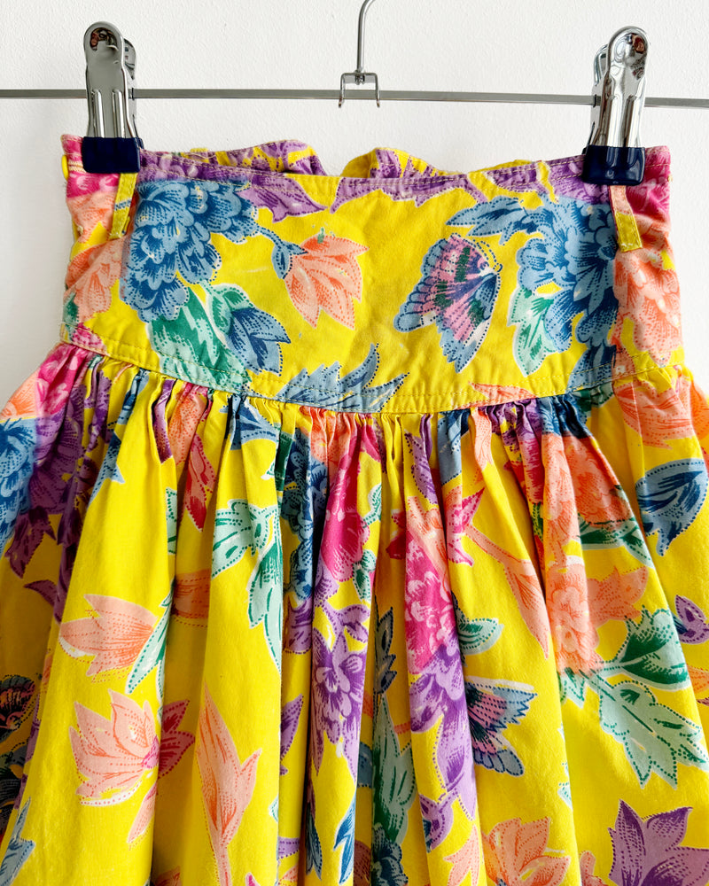 Vintage Oilily Circle Skirt With Elastic Waist