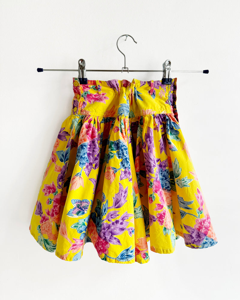 Vintage Oilily Circle Skirt With Elastic Waist