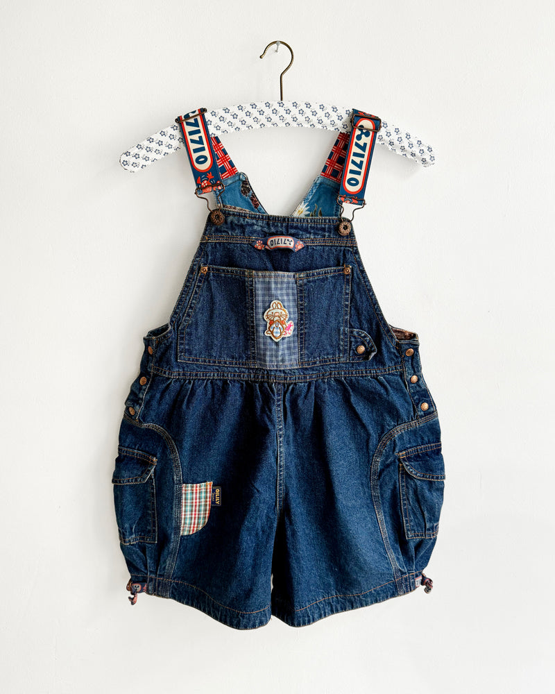 Vintage Oilily  Oversize Denim Bubble Overalls