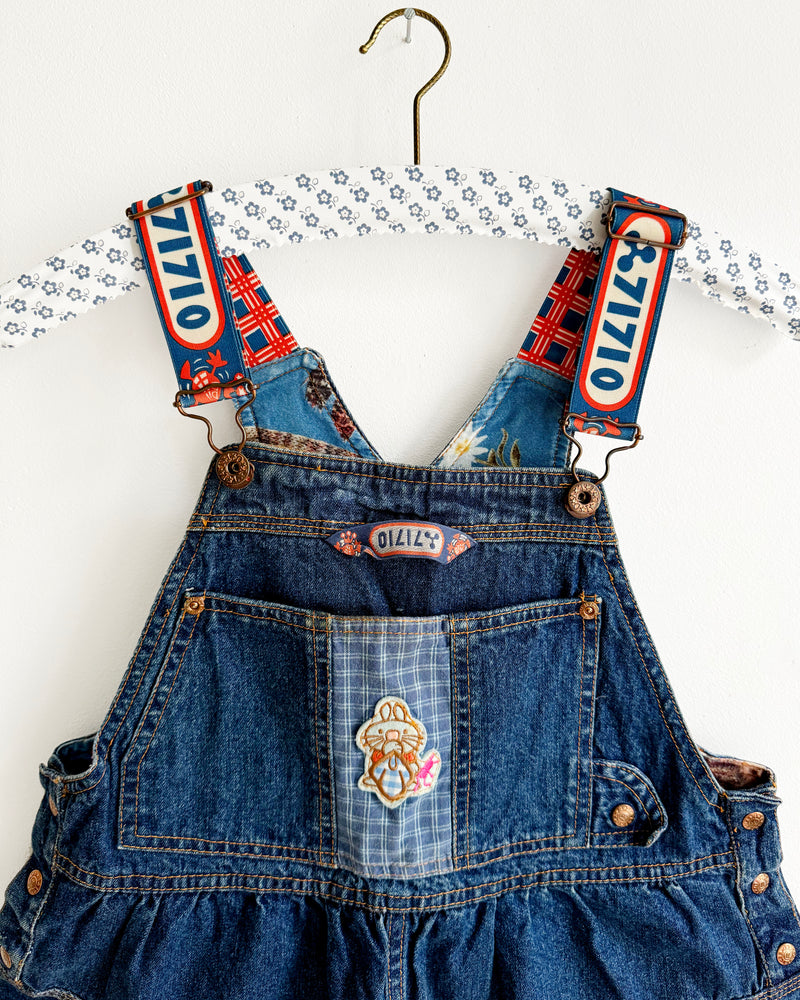 Vintage Oilily  Oversize Denim Bubble Overalls