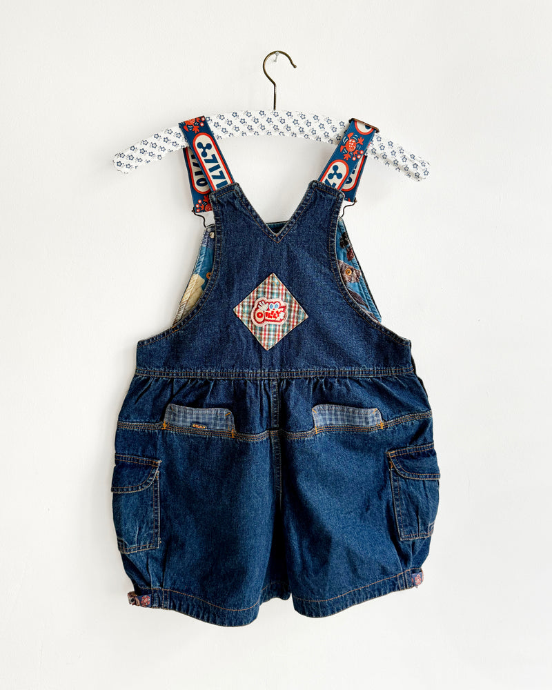 Vintage Oilily  Oversize Denim Bubble Overalls