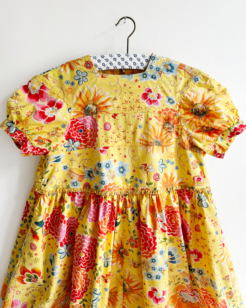 Vintage Oilily Busy Bee Cotton Dress