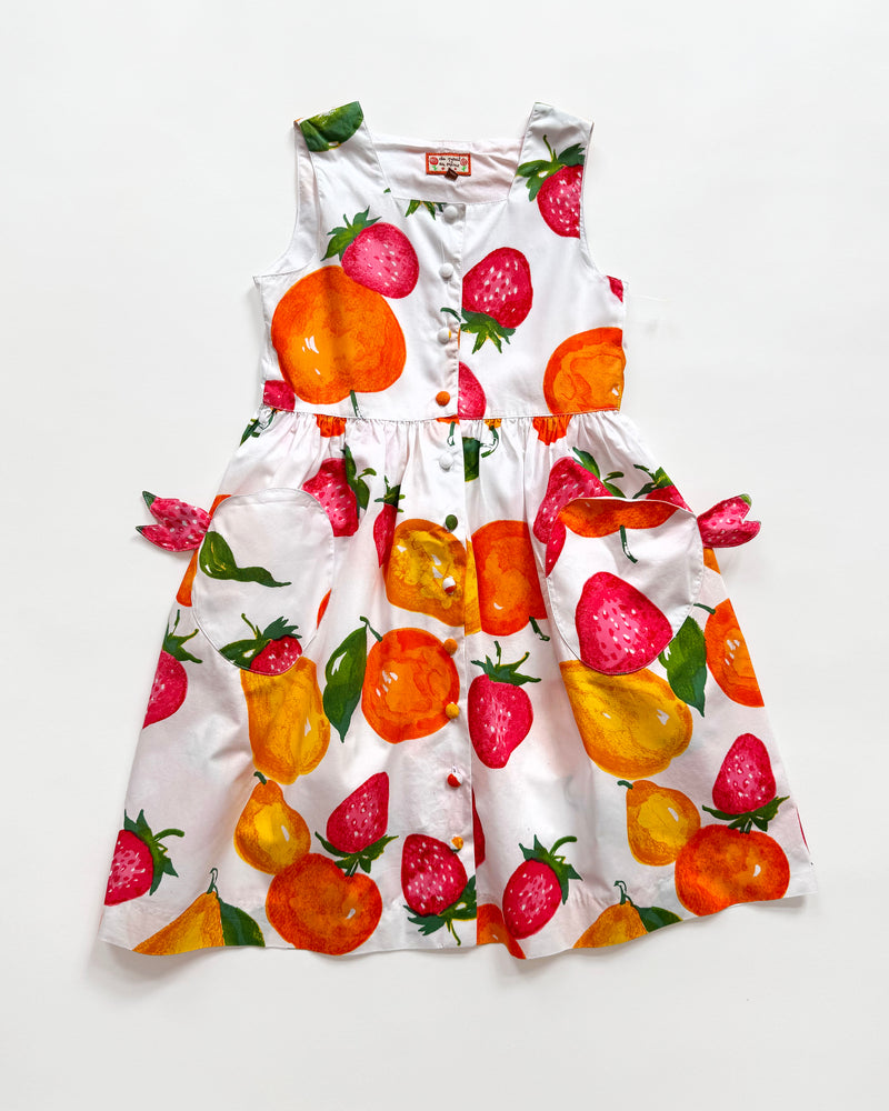 Strawberry & Orange Cotton Dress